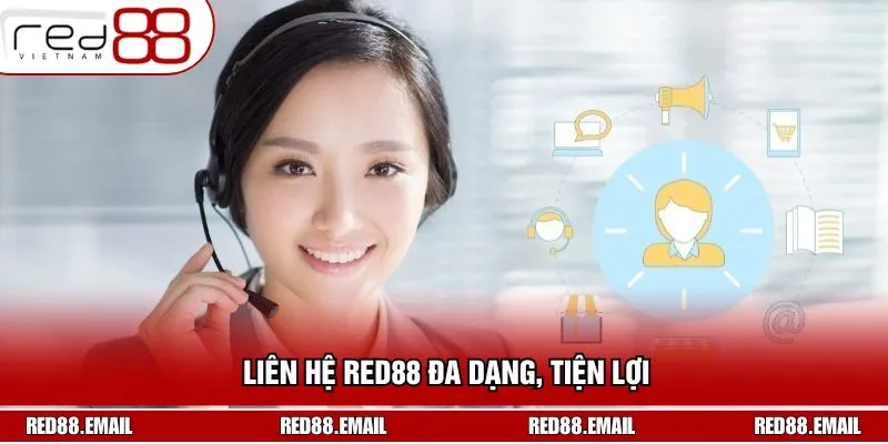 Liên Hệ RED88 - Nhận Hỗ Trợ Nhanh, An Toàn Mọi Lúc Các kênh hỗ trợ RED88 đa dạng, tiện lợi